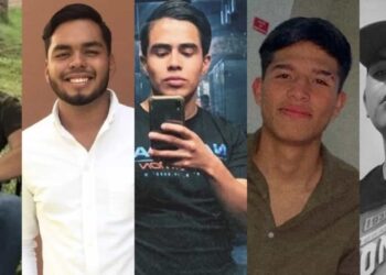 La Fiscalía de Jalisco ya investiga un video y una fotografía donde aparentemente se ve a Diego, Roberto, Uriel, Jaime y Dante.