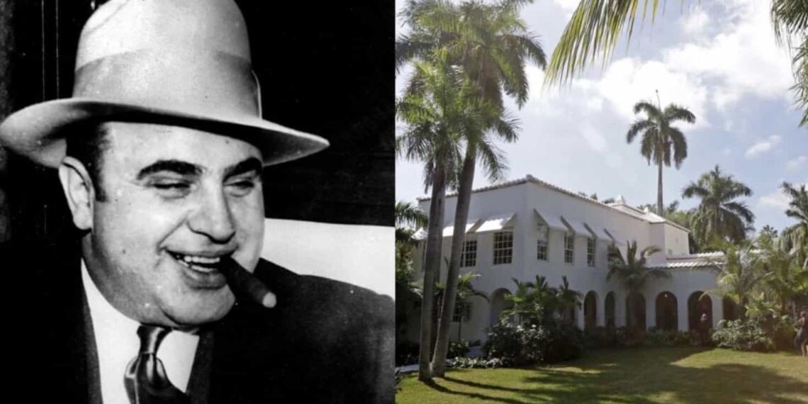 El mafioso compró la mansión en 40 mil dólares y falleció en su interior víctima de un ataque al corazón.