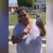 La mujer echó al vendedor y le dijo que se regresara para México, argumentando que allí que tenía libertad para hacer lo que deseara.