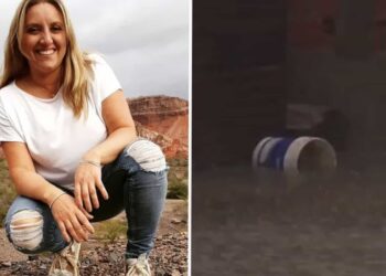 Se trata de Paula Bernini, quien estaba trabajando en la cobertura de las inundaciones con la intención de mostrar los riesgos