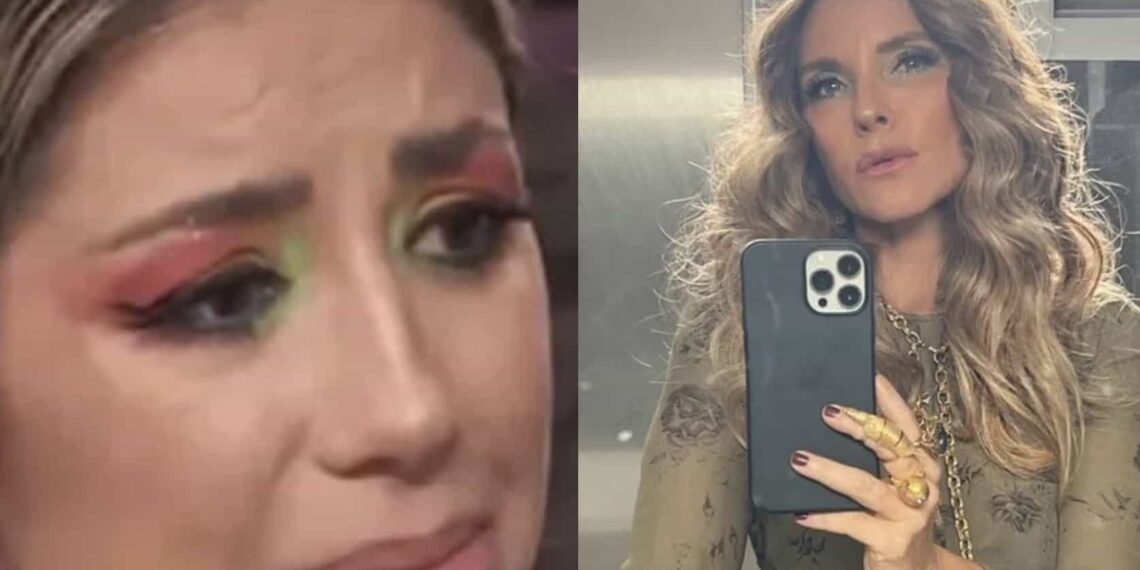 Sergio Mayer no supo cómo reaccionar al principio, pues su esposa soltó tremenda carcajada.