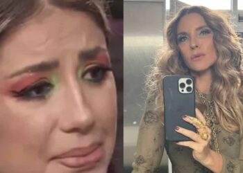Sergio Mayer no supo cómo reaccionar al principio, pues su esposa soltó tremenda carcajada.
