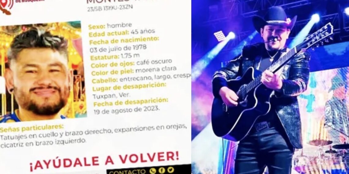 La Comisión Estatal de Búsqueda de Veracruz emitió un boletín de búsqueda para el músico.