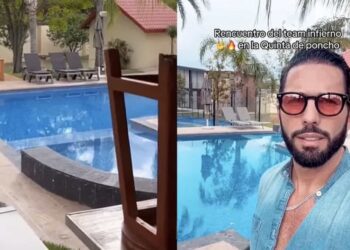 El regiomontano presumió el terreno donde realizará una gran fiesta con los integrantes.