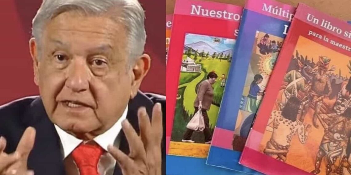 López Obrador agregó que los libros no inyectan comunismo, aunque aceptó que los libros muestran un poema con referencia a este sistema político.
