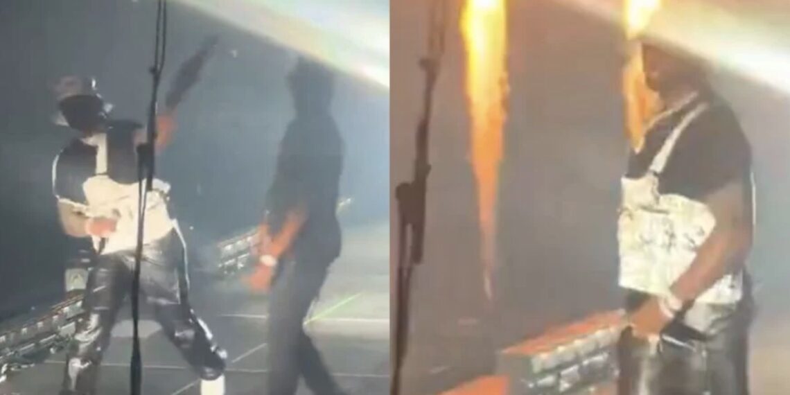 La mujer interpuso la denuncia y mostró las heridas que sufrió producto de la presunta agresión.