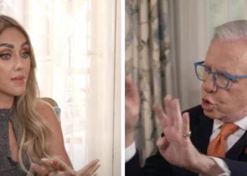 La actriz se mostró respetuosa en todo momento, pese a los cuestionamientos del periodista.