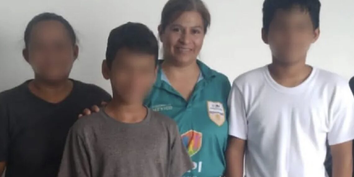 La familia de migrantes fue de Veracruz a Querétaro y Tlaxcala para poder reencontrarse.