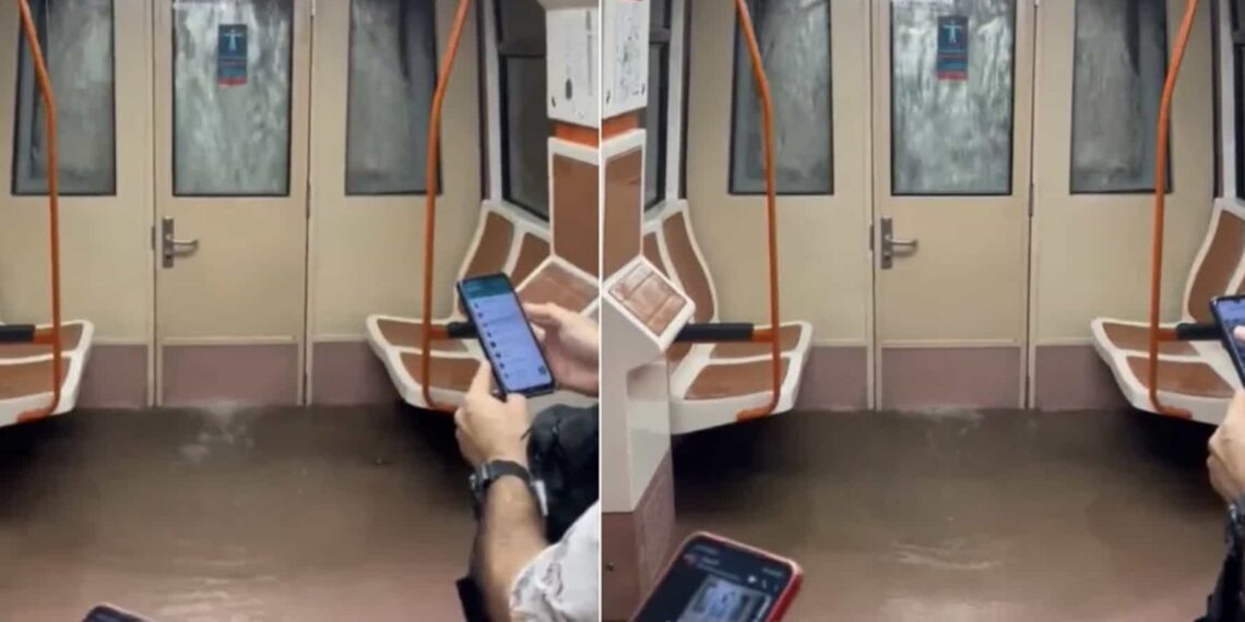 Los pasajeros no tenían hacia donde refugiarse, además tuvieron que estar varados durante varios minutos para evitar un accidente.