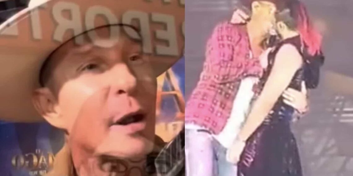 El artista ya se notaba un poco molesto con las preguntas de algunos reporteros.