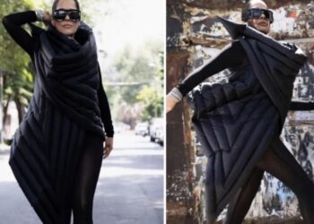 La elección de un look completamente negro es una tendencia en el mundo de la moda, conocida por su elegancia y sofisticación