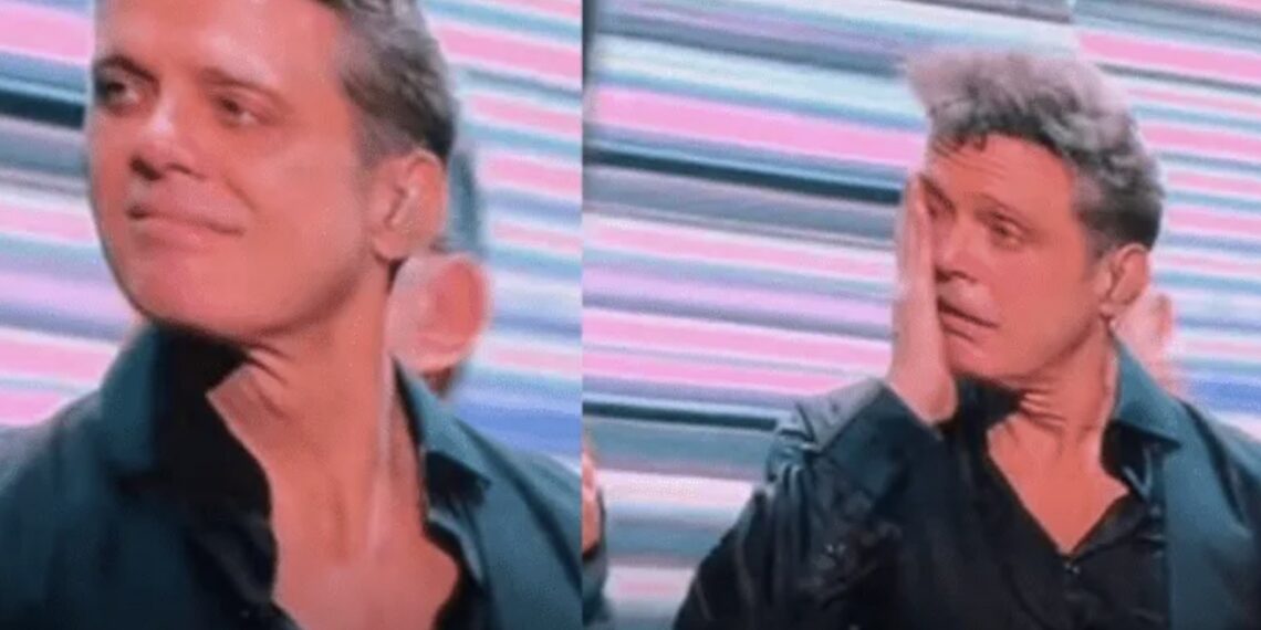 Así fue captado el famoso en su última presentación en Chile.