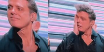 Así fue captado el famoso en su última presentación en Chile.