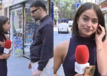El suceso quedó grabado por las cámaras del programa de Cuatro 'En boca de todos'.