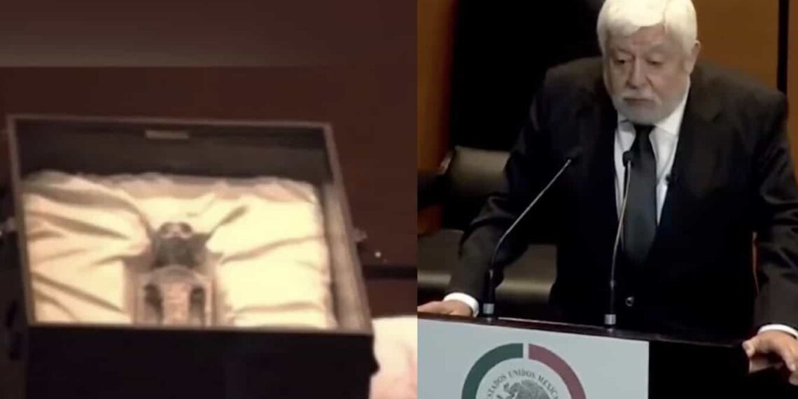 Explicó que estos fueron encontrados sepultados y que tienen mil años de antigüedad.