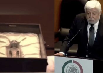 Explicó que estos fueron encontrados sepultados y que tienen mil años de antigüedad.