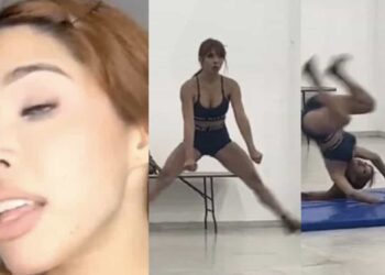 Mientras que antes del examen dijo; ‘Creo que no necesito mucho para ser porrista’, al salir de la prueba dijo; ‘Bueno pues ya salí, no me dieron calificación’.