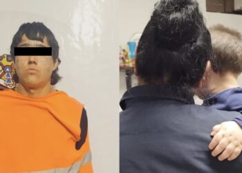 Policías Municipales resguarda a menor de 10 meses sustraído por su padre en la Ciudad del Paso Texas