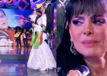 Durante un programa en televisión, la actriz sorprendió al presentarse junto a su hijo gracias a la tecnología.