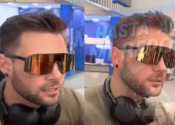 El modelo se notó sumamente molesto tras la pregunta que le realizó un reportero.