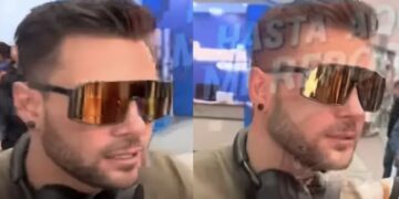 El modelo se notó sumamente molesto tras la pregunta que le realizó un reportero.