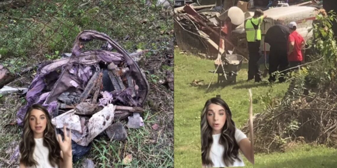 La mujer subió la historia a TikTok para dejar aumentado lo que estaban viviendo.