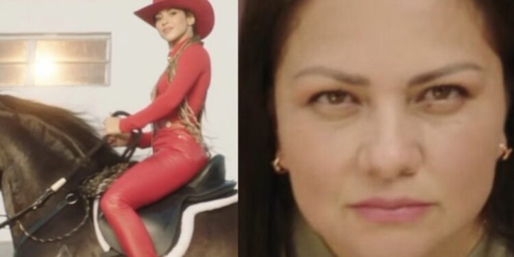 La encargada de cuidar a los hijos de la cantante hace una breve aparición en el video musical.