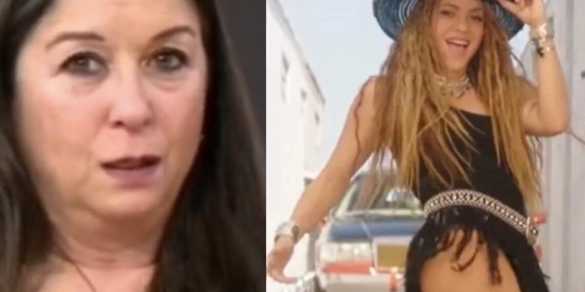 Cristina Cárdenas, quien dice haber trabajado como coordinadora de figuración en los rodajes de Shakira durante más de cuatro años