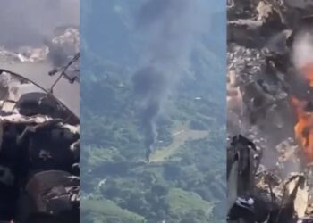 Las labores de rescate se han vuelto más complicadas de lo común debido a que se trata de un terreno montañoso.