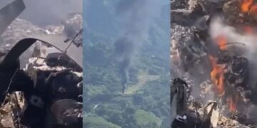 Las labores de rescate se han vuelto más complicadas de lo común debido a que se trata de un terreno montañoso.