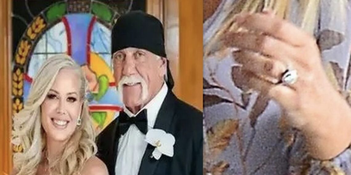Sky Daily, pareja de Hulk Hogan, vistió un elegante vestido junto a su anillo valorizado en casi medio millón de dólares.