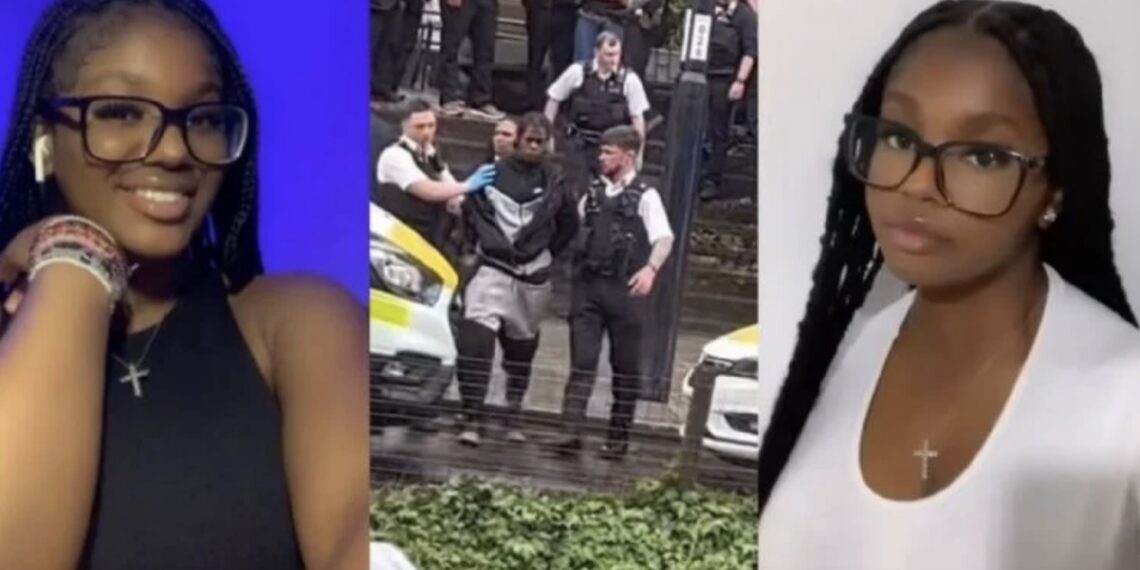 La joven acababa de bajar del autobús para ir a la escuela cuando intervino en una discusión de una amiga con su exnovio, quien al parecer la estaba molestando