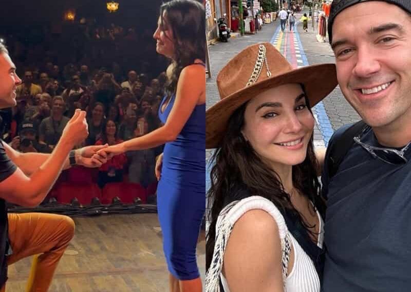 Lewis Howes le propuso matrimonio a Martha Higareda