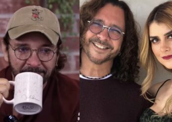 En un podcast junto a su hijo, el conductor de televisión abordó su relación con Carolina Castro, su esposa desde el 2019.