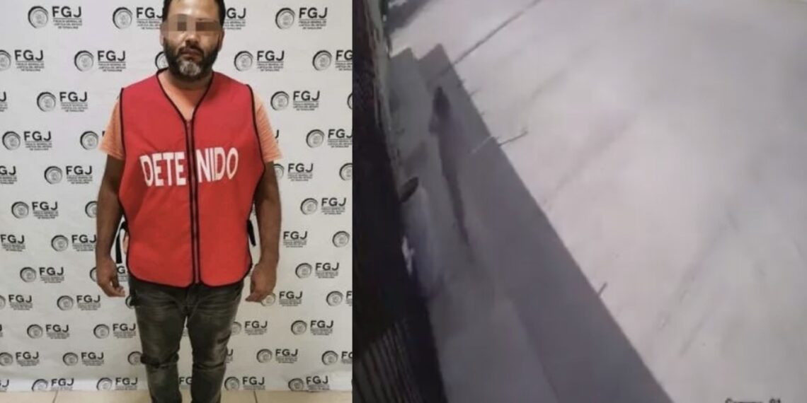 El detenido fue identificado como Daniel, de 37 años de edad, quien se desempeñaba como conductor de aplicación.