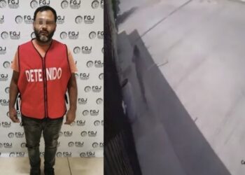 El detenido fue identificado como Daniel, de 37 años de edad, quien se desempeñaba como conductor de aplicación.