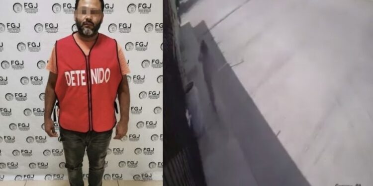 El detenido fue identificado como Daniel, de 37 años de edad, quien se desempeñaba como conductor de aplicación.