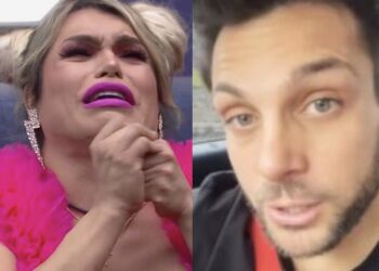 Nicola Porcella enfureció al ver lo que el periodista le estaba intentando hacer y Wendy salió en su defensa