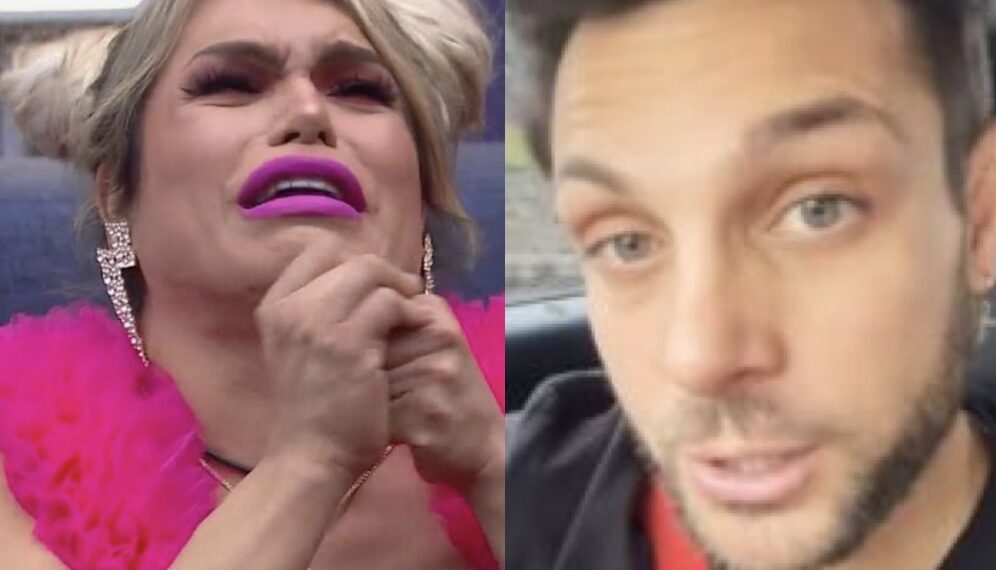 Nicola Porcella enfureció al ver lo que el periodista le estaba intentando hacer y Wendy salió en su defensa