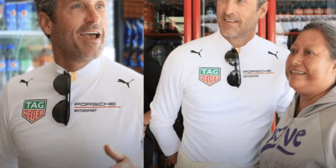 El actor llegó a una tienda en Acultzingo durante la Carrera Panamericana.