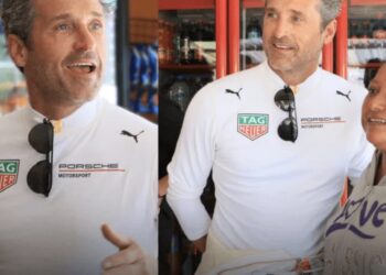 El actor llegó a una tienda en Acultzingo durante la Carrera Panamericana.