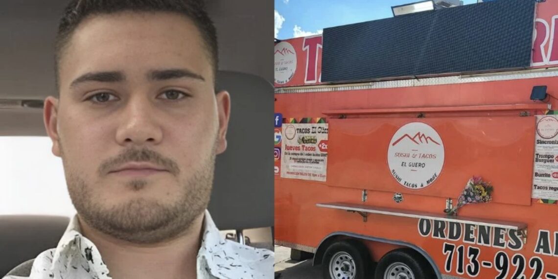 Roberto Almaguer cerraba el camión donde vendía tacos cuando fue atacado por un hombre encapuchado.