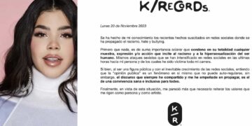 Tras ser víctima de los discursos de odio en redes sociales, la cantante Kenia Os compartió un comunicado al respecto.