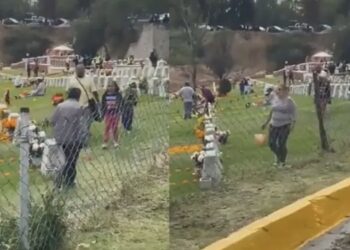 El masculino se encontraba velando a sus difuntos en el camposanto del Estado de México; dos personas más resultaron heridas