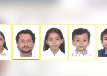 Entre los desaparecidos, se encuentran tres menores de edad, de 3, 6 y 11 años.