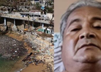 El hombre apodado "El Rudo", señaló que perdió todo, per agradece estar con vida.