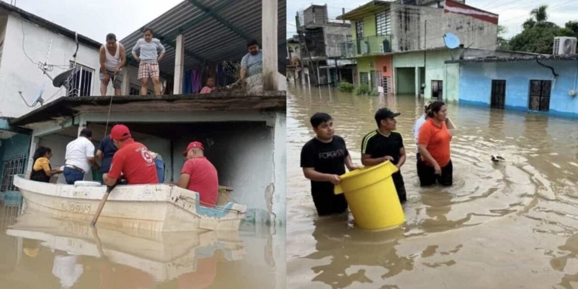 En la alerta máxima del semáforo de niveles de ríos están; el río Pichucalco, Tulijá y el De la Sierra, el cual podría impactar al centro del estado.