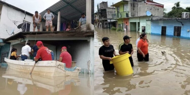 En la alerta máxima del semáforo de niveles de ríos están; el río Pichucalco, Tulijá y el De la Sierra, el cual podría impactar al centro del estado.