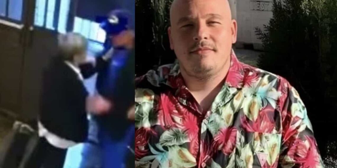 Una cámara de seguridad del lugar grabó el momento en que se cometió el crimen.