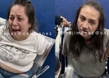 Dos mujeres fueron detenidas por golpear, y robarle el radio y el arma de fuego a una policía.